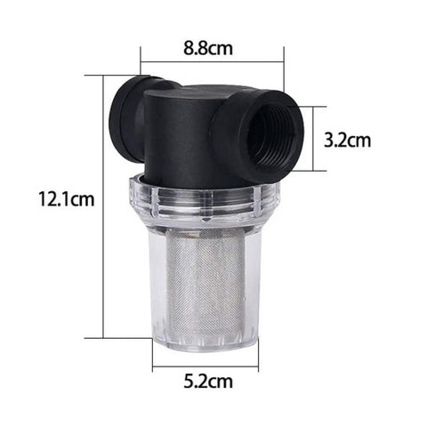 Inline Water Pump Strainer Filter For Garden Pond And RV 1 Inch 40 And 80 Mesh Stainless Steel Screen Keeps Leaves And Debris Out Of Pumps Hoses