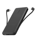 Heavy Duty 10K Portable Charger Power Bank With Integrated Usb C And Lightning Cables To Keep Your Phone Fully Juiced Using Rapid 23W Fast Charging Road Trip Essential