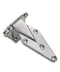 Heavy Duty Stainless Steel Door Hinge For Freezer Refrigerator And Commercial Ovens Featuring Secure Gate Locks Built Like A Tank Top Shelf Gear For Smooth Swap Outs No Drama Needed, angled view showing robust design.