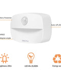 6 Pack Motion Sensor Lights Indoor Battery Operated Wireless Stick On Night Lamps For Closet Hallway Staircase Kitchen