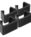 Heavy Duty Outdoor Furniture Clips Set For Sofas And Patio Chairs No Slip Secure Bracket Fasteners, black plastic design