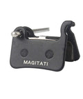 4 Pairs Organic Resin Disc Brake Pads For Mountain Bikes with metal clip and black surface