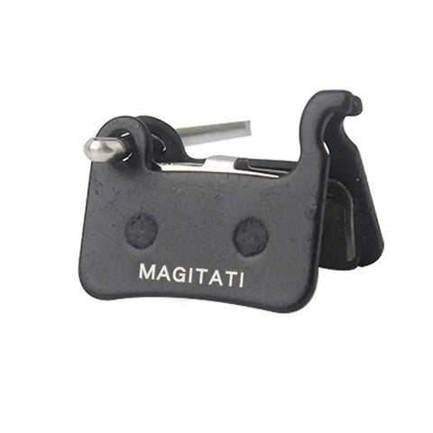 4 Pairs Organic Resin Disc Brake Pads For Mountain Bikes with metal clip and black surface