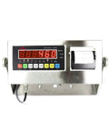 Real Deal Heavy Duty 7X7 Industrial Floor Scale Featuring Bright Led Display And Anti Slip Diamond Plate Deck Built Like A Tank For Bulk Warehouse Pallets 30000 Lbs Weight Capacity With 5 Lb Accuracy digital weight display with stainless steel panel