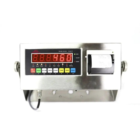 Real Deal Heavy Duty 7X7 Industrial Floor Scale Featuring Bright Led Display And Anti Slip Diamond Plate Deck Built Like A Tank For Bulk Warehouse Pallets 30000 Lbs Weight Capacity With 5 Lb Accuracy digital weight display with stainless steel panel