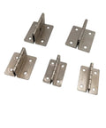 Two-Way Fold Cabinet Door Hinges Set For Quiet Bifold Doors, Vintage Style Foldable Furniture Fittings, pack of 2 metal hinges