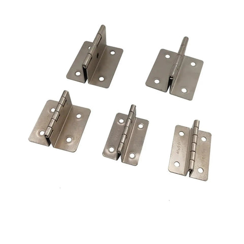 Two-Way Fold Cabinet Door Hinges Set For Quiet Bifold Doors, Vintage Style Foldable Furniture Fittings, pack of 2 metal hinges