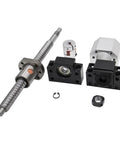 Premium SFU1204 Ballscrew Kit 1000mm Length C7 Grade with Single Ball Nut, BKBF10 Support, DSG12H Housing, And Flexible Coupler For CNC Router Parts Build