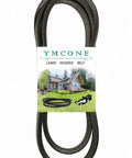 Five Eighth Inch By One Hundred Twenty Seven Inch Lawn Mower Deck Belt Replacement 484100 for Fifty Two Inch Deck Models, shown coiled.