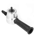 Beast Dual Head Metal Nibbler Drill Attachment For Aluminum And Steel Sheets with black handle, compact electric cutter tool.