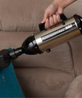 Evolution Hand Vacuum Portable 120V 504W With All Steel Construction for Dry Pickup, satin nickel finish cleaning couch
