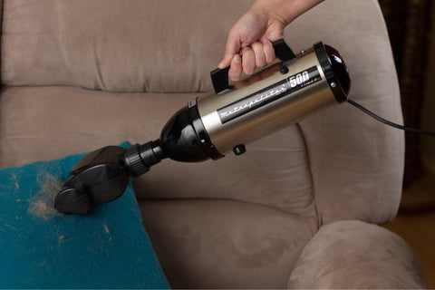 Evolution Hand Vacuum Portable 120V 504W With All Steel Construction for Dry Pickup, satin nickel finish cleaning couch