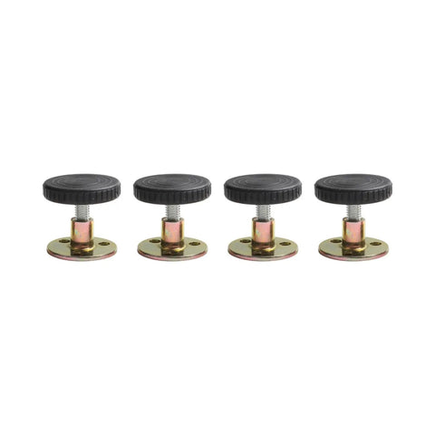 Heavy Duty Adjustable Furniture Feet 28-40mm Leveling Glides For Sofa Bed Table And Cabinet Legs, Anti Wobble Floor Protectors, 4 Pack