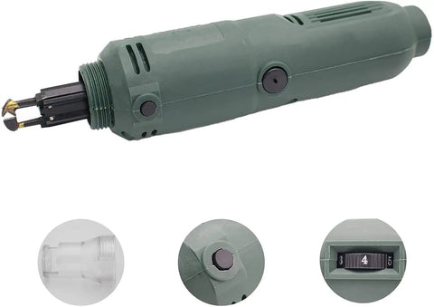 Handheld Wire Stripping Tool For Enameled Wire Fast Cutter And Scraper With 6 Speed Settings 3 Tungsten Claw Heads 110V