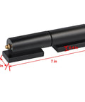 Skelang 2-set gate hinge, 7-inch weld-on barrel hinge, black metal for swing gates/trailer ramps, 4400 lb capacity