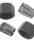 Must Have Dual Size Collet Kit With Half Inch And Quarter Inch Shank Options For DeWalt DW618B3 Drill Router Includes Parts 326286-03 And 326286-04 For MRC23EVSK viewed from different angles.