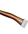 5 Lines RC Car Servo wires for One Eighteen Scale Steering Upgrade with brown, yellow, red, black, white cables