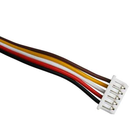 5 Lines RC Car Servo wires for One Eighteen Scale Steering Upgrade with brown, yellow, red, black, white cables