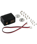 360 Degree Robotic Servo Motor With Magnetic Encoder And Serial Bus, 7.4V, 19Kg Torque, includes mounting hardware and cables
