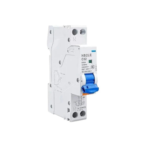 Big Time 1P And N Residual Current Circuit Breaker With Real Time Leakage Scan, compact design for HVAC systems.