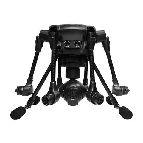 Front view of 4K Ultra HD Camera Drone Quad Copter with 360 Degree Pan and 20 Minute Flight Time, black