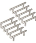 4 Inch Satin Nickel Truss Bar Cabinet Pulls 10 Pack Center To Center 104 mm Stylish Durable Drawer Handles