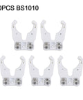 Premium Fabuletta Hsk63f Collet Chuck Set For Cnc Machines With Abs Material, 5 pieces, white, precision tool holders.