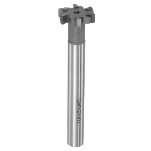 Beefy Built T Slot End Mill With 25mm Cutting Diameter 6mm Depth 12mm Shank Tungsten Carbide Tip 6 Flutes For Stainless Steel Copper And Aluminum Machining