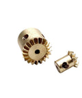 0.4 Module Bevel Gear Set 0.4M 10T 20T 90 Degree Miter Gear For 1 To 2 Transmission In Micro DIY Model Car Build And Boost Includes 2mm Bore Pinions