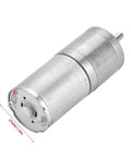 12V Mini DC Gear Motor 60RPM Dope High Torque Reversible Micro Electric Motor With Metal Gearbox 25mm Shaft side view