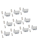 Heavy Duty Aluminum Shelf Brackets 10 Pack Corner Fittings For 2020 3030 And 4040 Profiles Tough Shelf Supports For Bookshelves