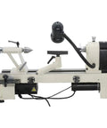 Dead Reliable Bench Top Wood Lathe With 12 Inch Swing And 15 Inch Turning Space featuring precision tool rest and electronic speed control.