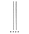 2 Pack M8 By 150Mm Fully Threaded Rods With 4 Hex Nuts 1.25Mm Pitch 304 Stainless Steel Heavy Duty Right Hand Threaded Rods