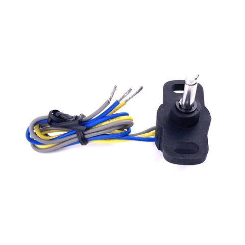 Angular Displacement Sensor WDA-D22-A Absolute Encoder for Precise Angle Measurement, No-Contact Magnetic Angle Sensor With High Resolution, Low Drift, Excellent Linearity, Wide Temperature Range, Rugged For Water And Oil, Vibration And Impact, black wired shaft encoder