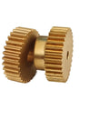 Beefy 0.5 Module Copper Spur Gear, 82 Teeth, 42mm Diameter, 12.7mm Bore, 0.5M 82T Straight Teeth for Precision Machinery