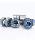 Blue 687RS Ball Bearings 7x14x5 Mm Abec-3 2RS Sealed for hobby electric RC car truck with low friction smooth spin