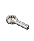 Heavy Duty 1/4 Inch Bore Posb4 Rod End Bearing With 1/4-28 Male Screw Heim Joint Single Pack view showing detailed metal construction.
