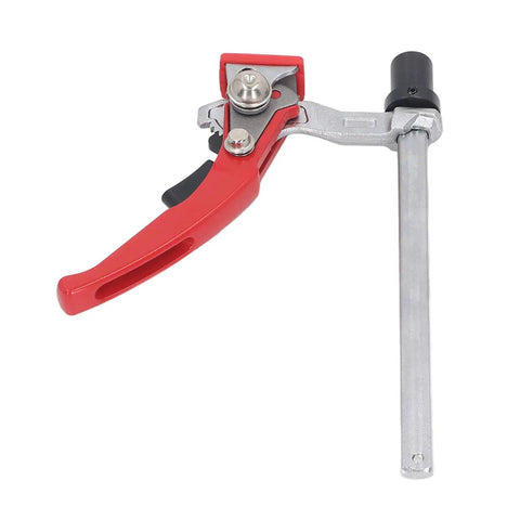 Heavy Duty Ratchet Hold Down Clamp delivering dead nuts secure grip on a twenty millimeter base for woodworking projects.