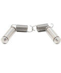 Heavy Duty Triple Position Recliner Mechanism Repair Kit With Rust Resistant Stainless Steel Pins Industrial Grade Torsion Springs and Lock Plate Set to Knock Out Saggy Seats, showing stainless steel pins and springs.