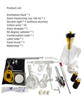 DIY Distiller Kit For Essential Oils Moonshine And Alcohol Making, Glass Distillation Set With 22 Piece Borosilicate Lab Grade Apparatus
