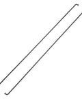 36 Pcs 14G J Bend Bike Spokes 280mm Long With 2mm Shaft And Steel Black Nipples Included For Wheel Build Or Rebuild Kit