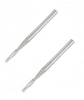 Two Piece 1mm Silver Windshield Drill Kit For Auto Glass Chip Repair DIY Car Windshield Repair Tool For Bullseye, Star Breaks And Small Cracks