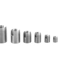 50 Pcs Quick Thread Inserts With Storage Case M3 Self Tapping Thread Inserts Stainless Steel Inner Thread Reinforcement Set For Durable Repairs In Wood Plastic And Metal No Pre Tap Needed Easy To Install Variety of Sizes