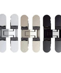 Small Adjustable Hidden Cabinet Hinges For Soft Close Doors Durable Metal Cabinet Hardware In One Color Finish Easy Install Hidden Mount Design For Smooth Opening And Tight Cabinet Fit in multiple color finishes