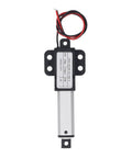 Mini Electric Linear Actuator Delivering Knockout Fifty Newtons Of Thrust With Slick Forty Millimeter Stroke, compact design with wiring.