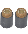 2-Pack Plasma Cutter Retaining Cap for PMX45 Torch Compatible Replacement Part, High Polymer Material, Durable, Easy Installation