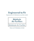 Image showing compatibility for Carbon Replacement Filter With Coconut Carbon For Molekule Pre Filter And Molekule Air Purifier Two Pack.