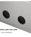 Heavy Duty Stainless Steel Weatherproof Junction Box For Outdoor Electrical Control With Locking Hinges Rustproof And Impact Resistant Chest Dimensions 24x32x6 Inch 2mm Wall Thickness bottom cable entry holes