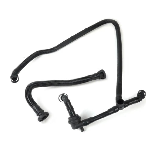 Ultimate Crankcase Breather Vent Vacuum Hose Kit For VW Passat 2.8 V6 Models From 1997 To 2002 That Keeps Your Rig Smooth, Sludge Free And Running Like A Dream With Easy Install And OE Quality Fit black rubber breather hoses
