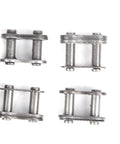 Cosiki Roller Chain Made From Top Tier Carbon Steel Offers Serious Strength And Rigidity Perfect For TETRIX FRC Robot Builds Or DIY Projects - close-up of roller links.